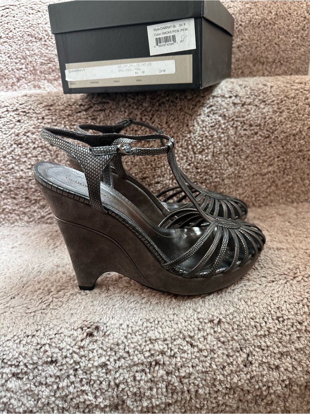 Bcbg  Strappy Women’s Dress Sandals - Silver